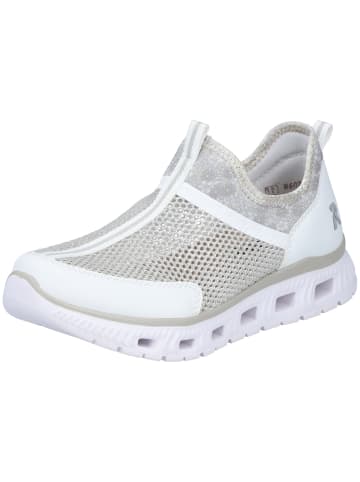 rieker Sportlicher Slipper in weiss