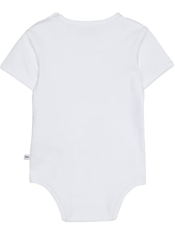 Pippi Babywear Kinder Kurzarmbody "Body SS AO-printed" in Weiß