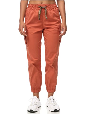Tazzio Cargohose "F600" - Regular Fit - in Ocker