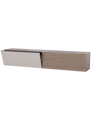 MCW TV-Rack Q84, Nussbaum-Optik hell