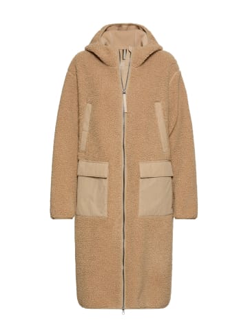 Camel Active Teddymantel mit 2-Wege Reißverschluss in Sand