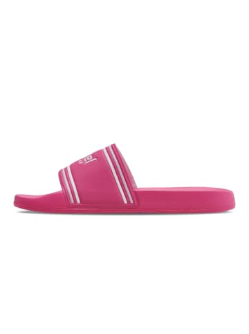Hummel Badelatschen Pool Slide Erwachsene in PINK FLAMBÈ