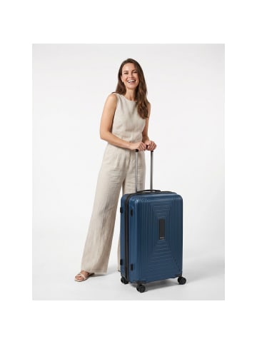 Redolz Essentials 14 4 Rollen Trolley M 65 cm mit Dehnfalte dark blue metallic