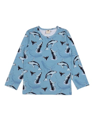 Walkiddy Langarmshirt Jumping Whales-Shirt