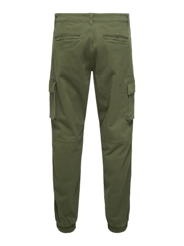 ONLY & SONS Cargo-Hose in Olive Night