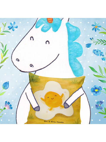 Mr. & Mrs. Panda kuschelkissen 40x40 Spiegelei Ei Design ohne Sp... in Weiß