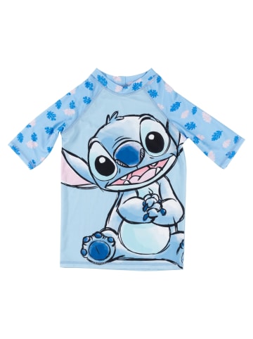 Lilo & Stitch Lilo & Stitch Schwimmset UV-Schutz 30 Badeanzug Shirt Hose Zweiteiler in blau
