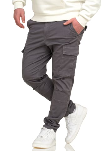 SOUL STAR Cargohose - SPBRADES Chino Jeans Hose Stoffhose in Dark Grey