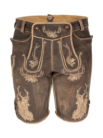 MADDOX Lederhose BRIENZ in braun