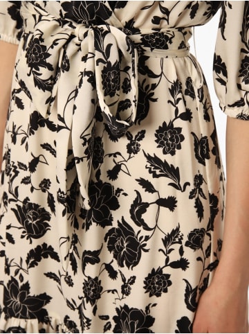 Marie Lund Kleid in ecru schwarz - 0001