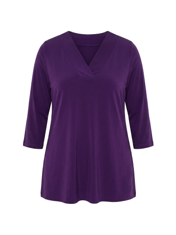 Ulla Popken Longshirt in dunkle pflaume