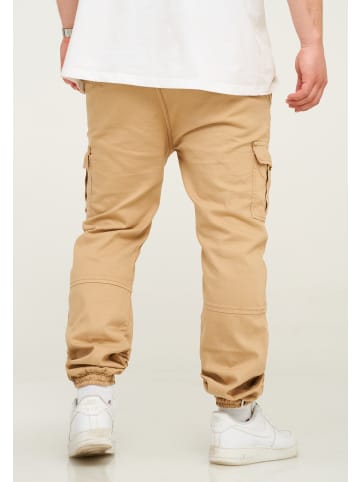 SOUL STAR Cargohose - MPQUITO Jogger-Hose Jeanshose Stoffhose in Beige