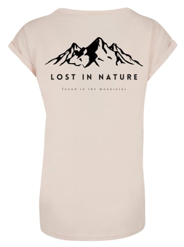 F4NT4STIC Extended Shoulder T-Shirt Lost in nature in Whitesand