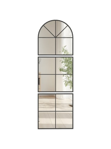 HOMCOM Wandspiegel-60L x 2B x 180H cm-Schwarz