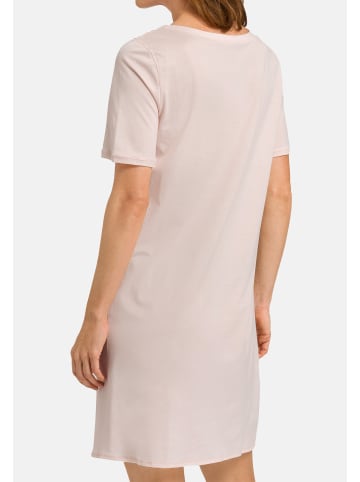 Hanro Nachthemd Cotton Deluxe in Crystal Pink
