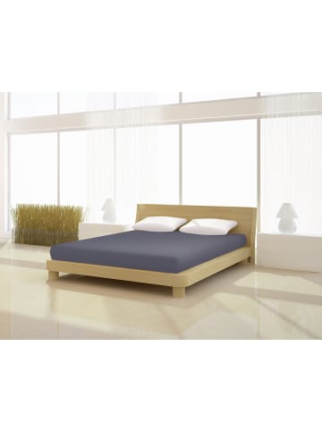 Mr.Sandman Spannbetttuch Elastan classic 140-160 x 200-220 cm in anthrazit