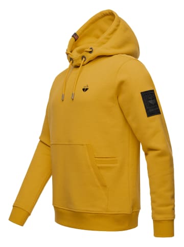 STONE HARBOUR Hoodie Ty Trey in Mustard Yellow