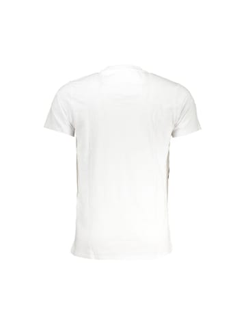 cavalli CLASS Weißes Baumwoll-T-Shirt