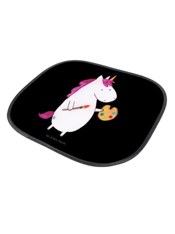 Mr. & Mrs. Panda Auto Sonnenschutz Einhorn Künstler ohne Spruch in Schwarz