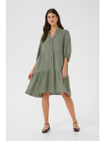 Cream Kleid CRCarissa A-shape in Deep Lichen Green