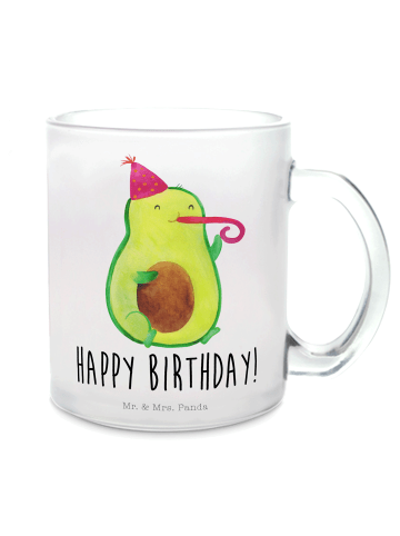 Mr. & Mrs. Panda Tee Tasse Avocado Geburtstag mit Spruch in Transparent