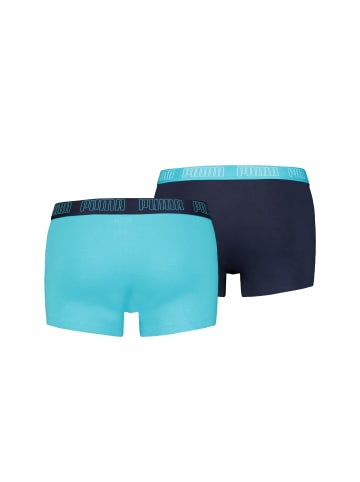 Puma Boxershorts PUMA BASIC TRUNK 2P in 005 - Aqua / Blue