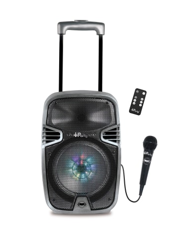 LEXIBOOK® Bluetooth®-Karaoke-Trolley mit Licht & Mikrofon – 8 Zoll