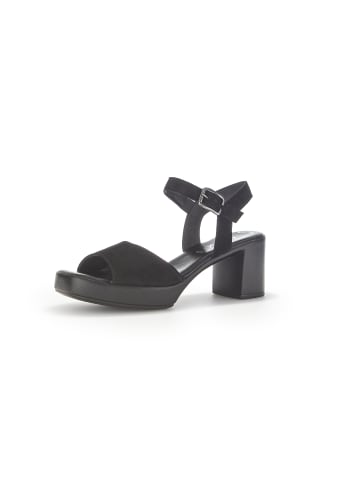 Gabor Fashion Plateau Sandale in schwarz