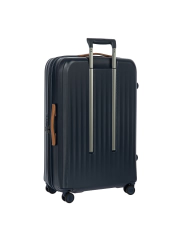 BRIC`s Taormina 4 Rollen Trolley 75 cm mit Dehnfalte in blue
