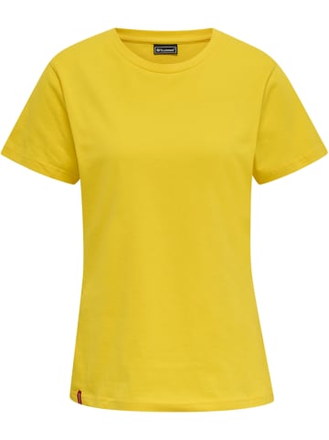 Hummel T-Shirt S/S Hmlred Heavy T-Shirt S/S Woman in EMPIRE YELLOW