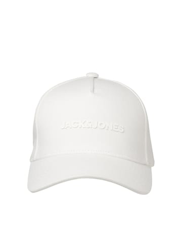 Jack & Jones Baseball Cap in Cloud Dancer