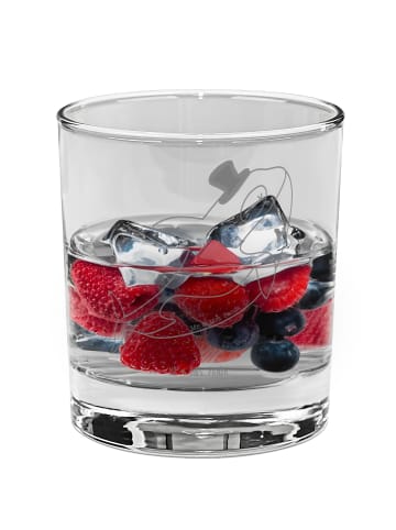 Mr. & Mrs. Panda Longdrinkglas Orca Zylinder ohne Spruch in Transparent