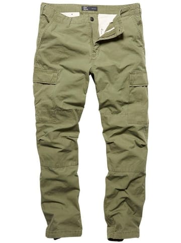 Vintage Industries Cargohose in Grün