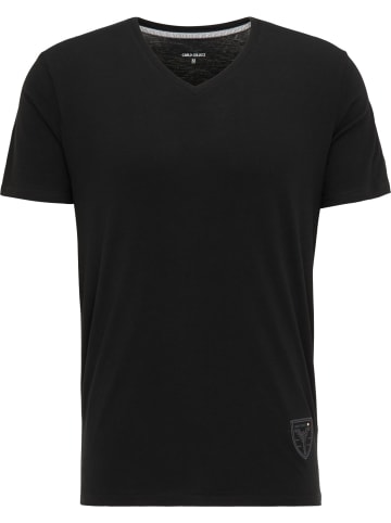 Carlo Colucci T-Shirt Cavallari in Schwarz