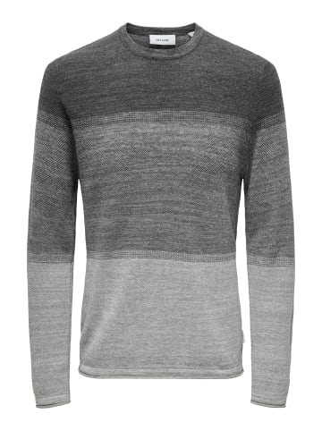 ONLY & SONS Strickpullover in Light Grey Melange