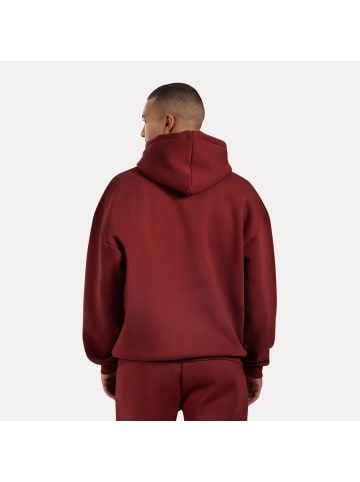 SMILODOX Hoodie Kayson in Bordeaux