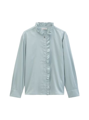 Marc O'Polo Rüschenbluse relaxed in Glacial Blue