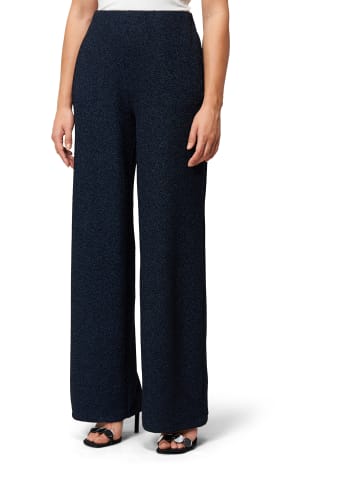 Zero  Stoffhose mit Lurexfaden in Teal Ocean