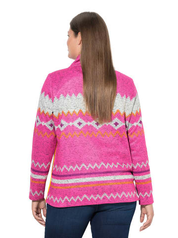 LAURASØN Sweatshirt in neon pink