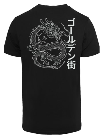 F4NT4STIC T-Shirt Drache Golden Gai in schwarz
