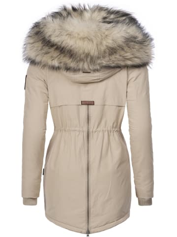 Navahoo Wintermantel Sweety in Taupe
