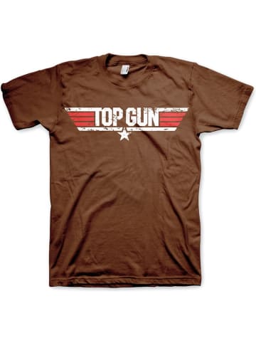 TOP GUN T-Shirt in Braun