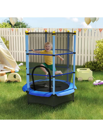 HOMCOM Kindertrampolin 140L x 140B x 190H cm