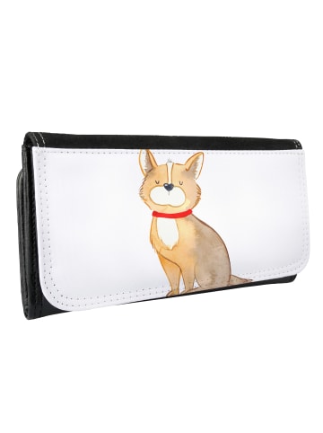 Mr. & Mrs. Panda Portemonnaie für Damen Hund Glück ohne Spruch in Weiß