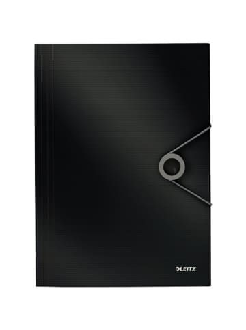 Leitz Eckspannmappe Solid A4 PP mit Klappen schwarz