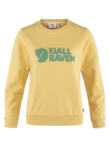 FJÄLLRÄVEN Pullover Fjällräven Logo Sweater in Gelb