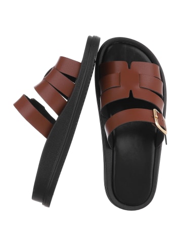 Ital-Design Sandale & Sandalette in Braun