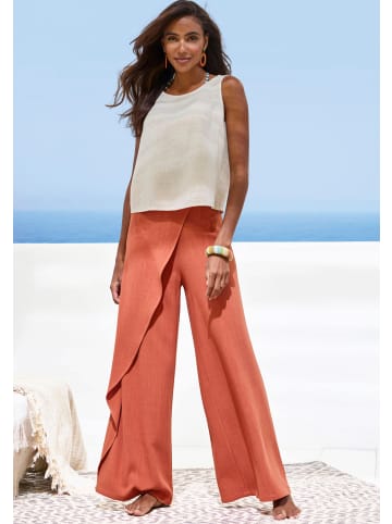 French Connection Leinenhose in rost