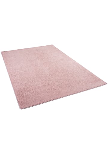 Snapstyle Hochflor Velours Teppich Luna in Rosa