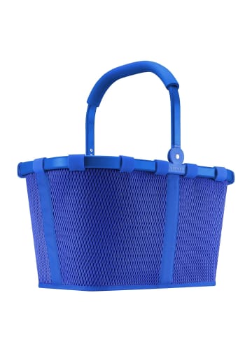 Reisenthel Carrybag - Einkaufskorb (cord dark matcha) in frame mesh royal blue
